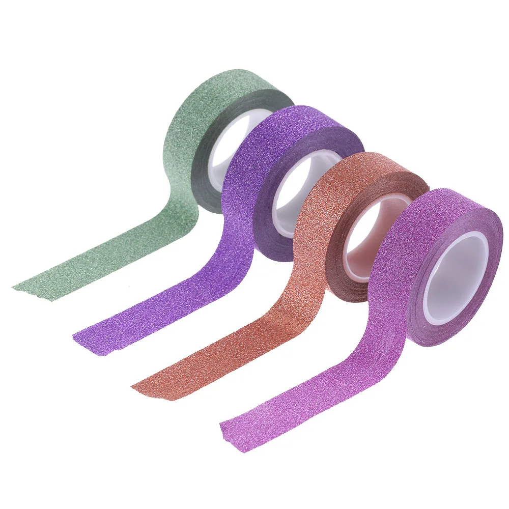 10 м Блестящая Бумага васи лента клейкая бумага маскирующая Этикетка сделай сам