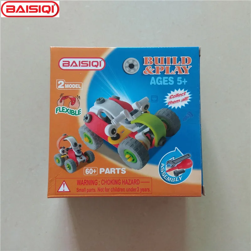 BAISIQI brand new Build&ampPlay screwing block toy for 5-6-7-8-9 year old kid Buy 1 get gift 6831 Model Building kit |
