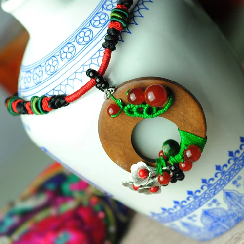 Бесплатная доставка идиллический цветок сливы бусины из натурального камня