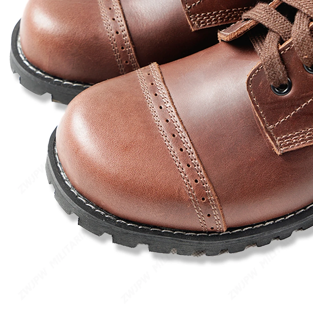 WW2 нас армейские ботинки кожаные высокой банда на открытом воздухе ботинок