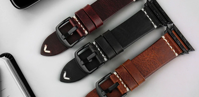 MAIKES специальный ремешок из коровьей кожи для Apple Watch ремешок 44 мм 40 мм/42 мм 38 мм серия 4 3 2 1 iWatch ремешок для часов