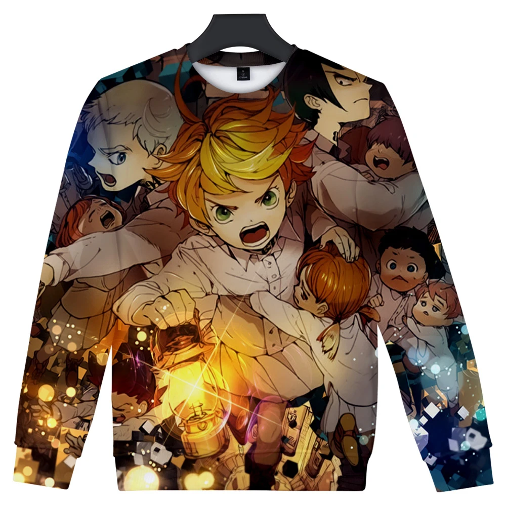 Свитер jungkook с надписью Promised Neverland Grace Field Science Фантастика модный свободный свитер