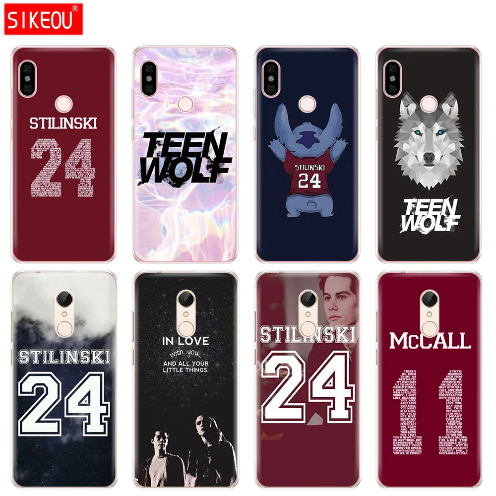 Силиконовый чехол для телефона Xiaomi redmi 5 4 1s 2 3 3s pro PLUS note 4X 4A 5A Teen Wolf Stilinski 24|Бамперы| |