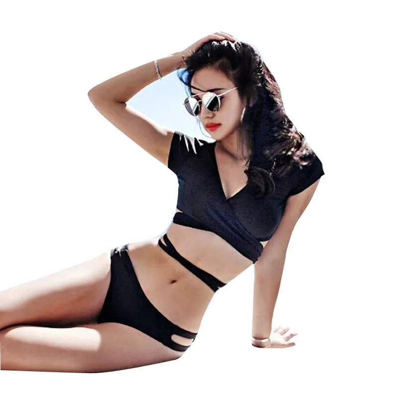 Бандаж с низкой талией спортивный купальник бикини 2018 Новое поступление Летний