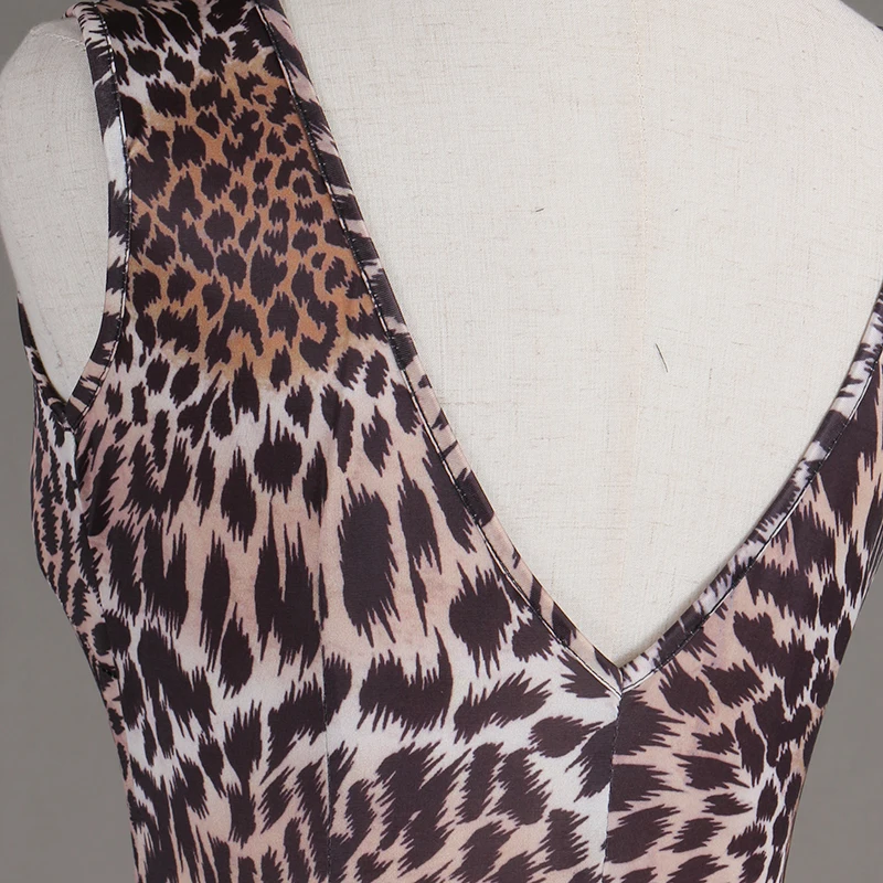 Beauty Leopard Latin Dance Dresses For Ladies High Quality Fabric Woman Feminine Professional Ballroom Nice Garment S-2XL DL3932 |