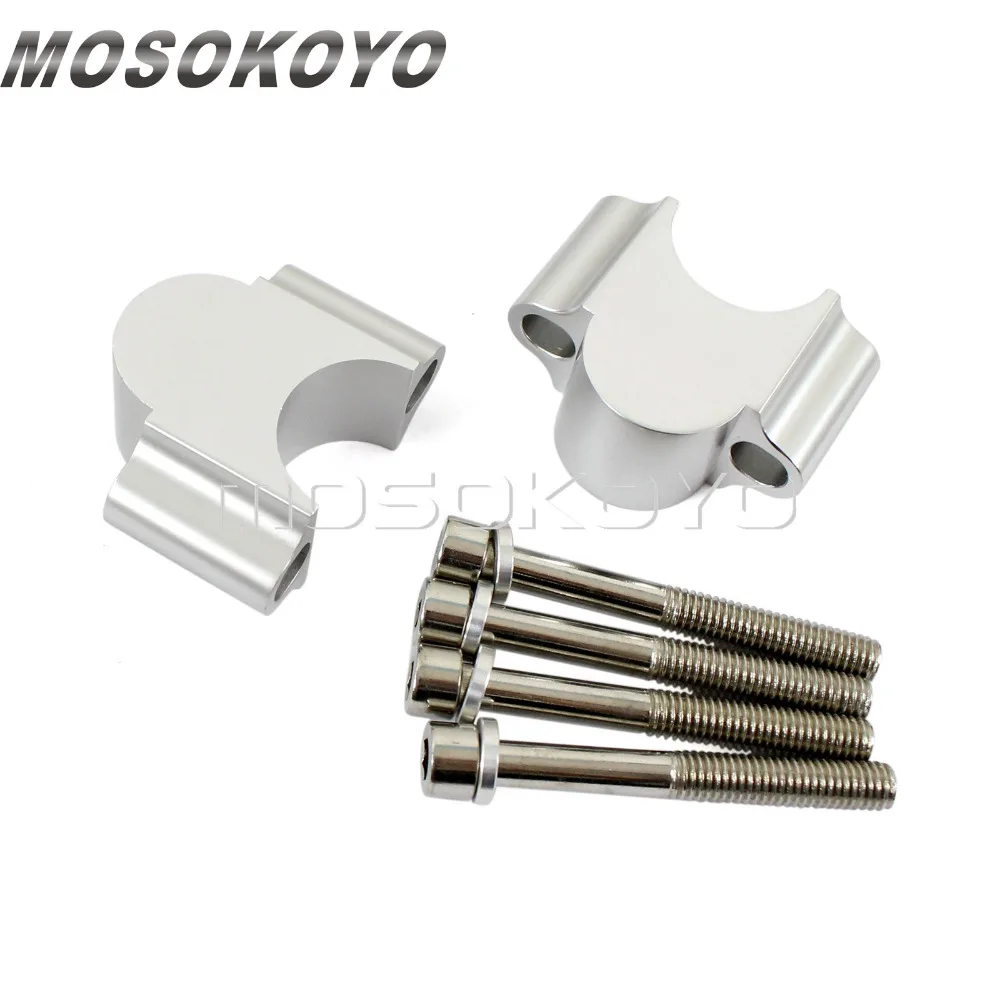 Мотоцикл CNC алюминиевый 7/8 &quotили 1 1/8&quot Руль Riser Kit 30 мм Rise 28 22 зажим Крепление для