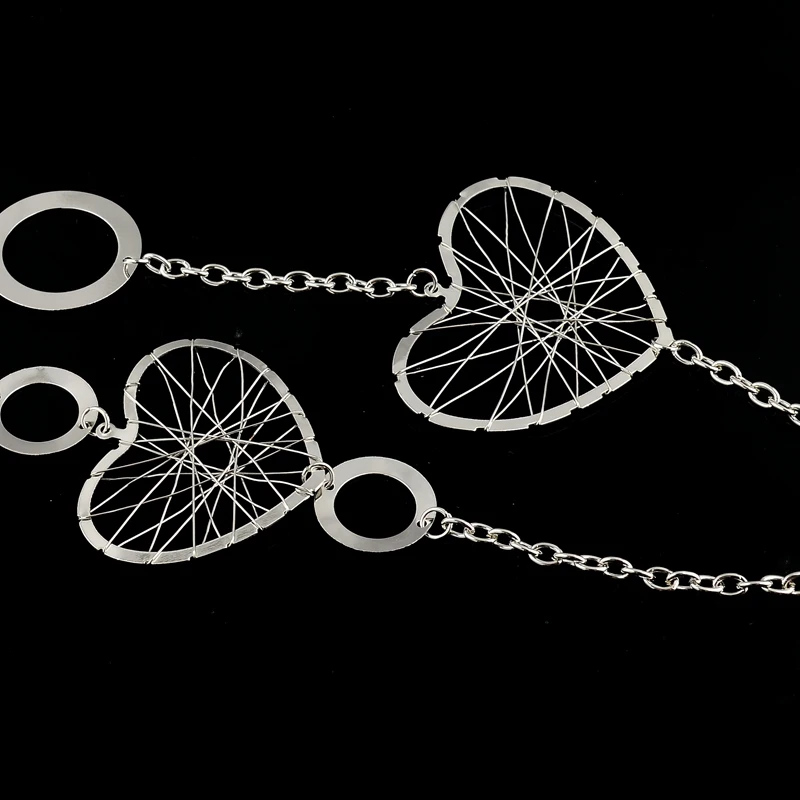 Женское Ожерелье LongWay бижутерия в форме сердца золотое ожерелье-цепочка для