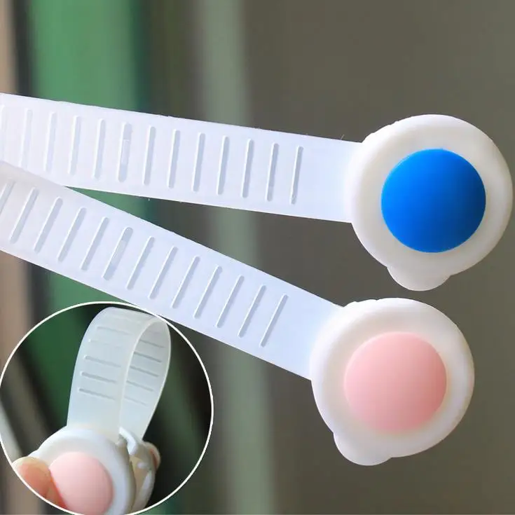 

Flexible Long Lock Style Baby Safety Products Protection Kids Cabinet Drawer Refrigerator Locks & Straps 100pcs/lot