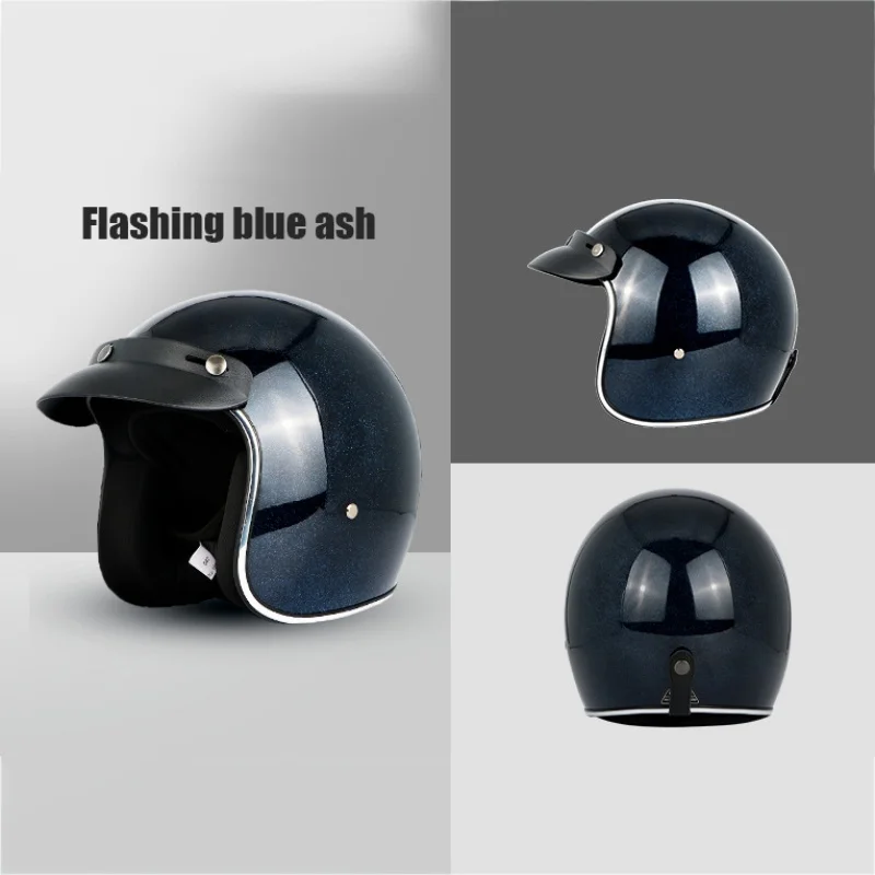 Новый Винтажный мотоциклетный шлем Мягкий Открытый дизайн легкий для мотоцикла
