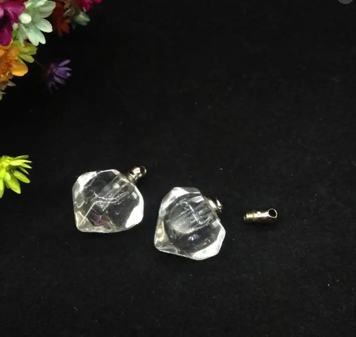 5 шт./лот цветные трендовые милые хрустальные маленькие флаконы в форме сердца