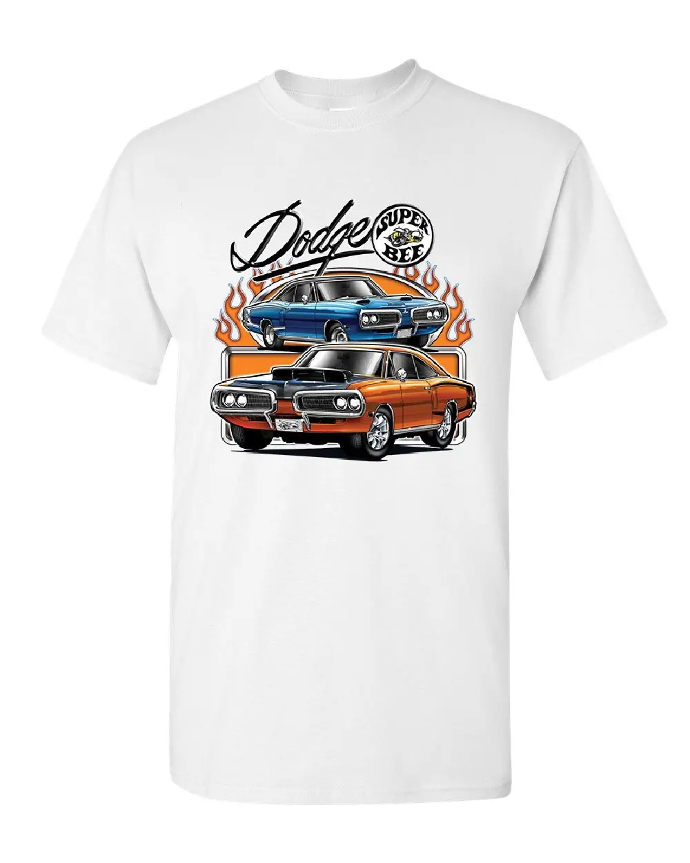 Додж супер Би футболка American Classic Muscle Car Мужская | одежда
