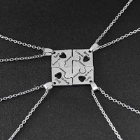 necklace set for friends interlocking jigsaw puzzle pendant necklace friendship jewelry bff necklaces best friends forever for 4