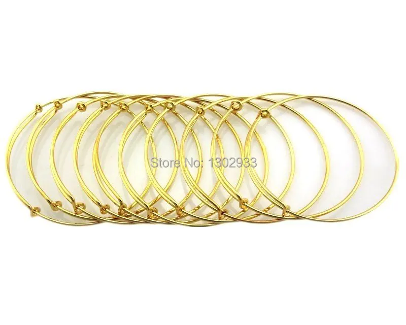 Wholesale Fashion 10 Pcs/ Lot Silver &amp Gold Rhodium Plated Charm Bracelets Bangles Jewelry Findings DIY PP25 | Украшения и