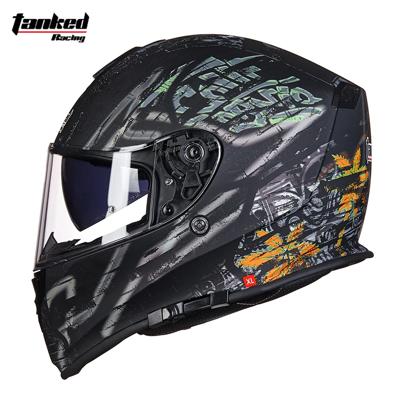 Tanked CLASSIC Capacetes de Motociclista мотоциклетный шлем с полным лицом мужской гоночный мото