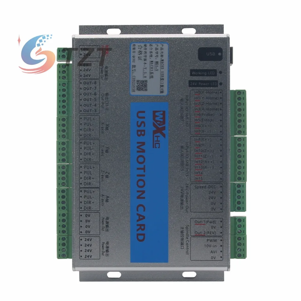 Обновление CNC Mach3 USB 3/4/6 оси движения Управление карты коммутационная плата 2 МГц