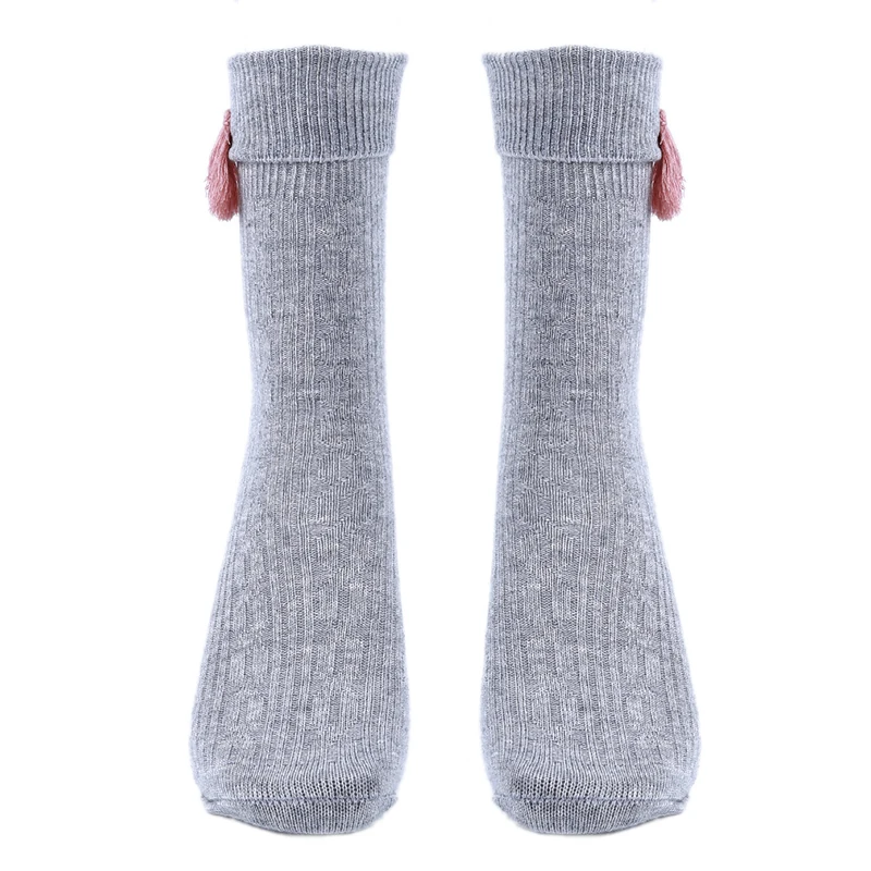 Girls Stocking With Tassel Warm-Keep Cute Knee Length Knitted Tights Fashion Apparel Accessories Long Tube Stockig | Детская одежда и