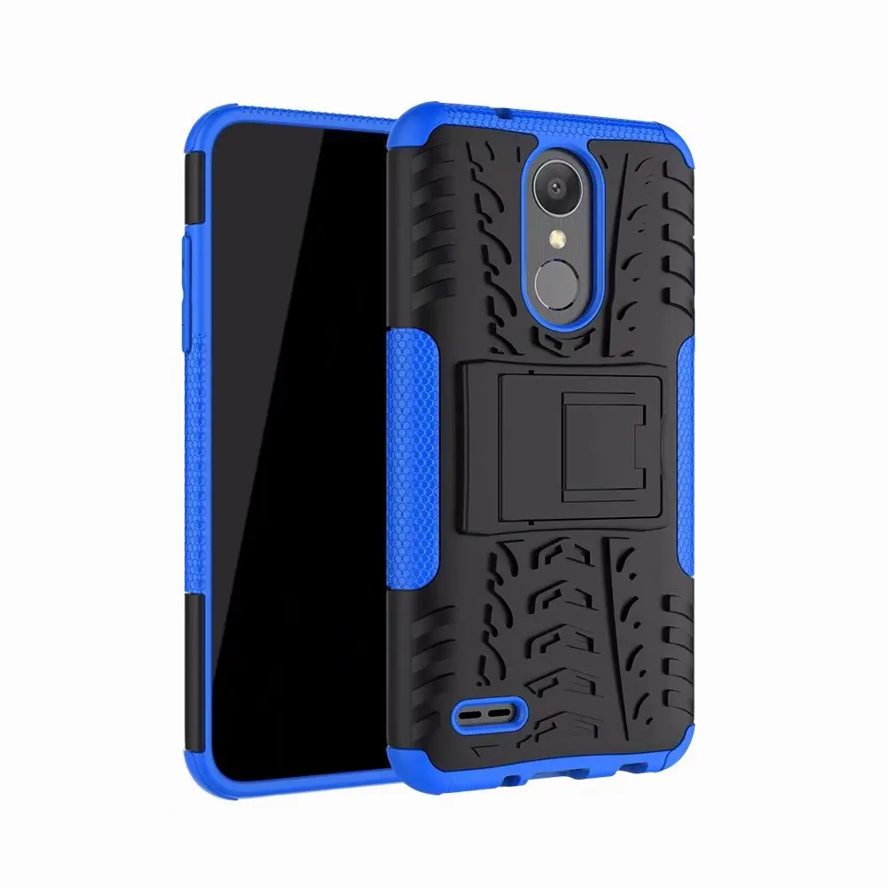 Противоударный rugegd PC + TPU heavy duty задняя крышка для LG aristo2 чехол armor kickstand телефона |