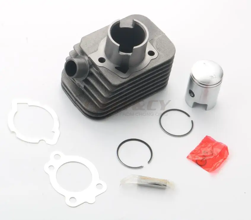 50cc Cylinder Kit Комплект цилиндров 38,2 мм и поршневой комплект и прокладка цилиндра для PIAGGIO Boss 50 Boxer Bravo Ceao Grillo Ciao Si 50cc 10 мм 100080310 - Цвет: 50cc Cylinder Kit