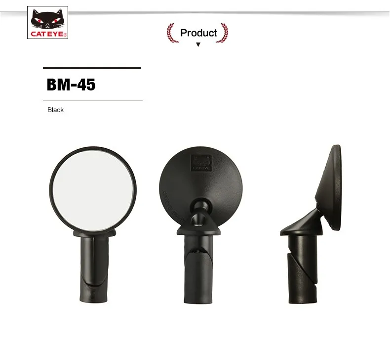 CATEYE велосипедный Баренд зеркало MTB велосипед зеркало универсальное вращающееся Велосипедное Руль заднего вида зеркало заднего вида для велосипеда аксессуары