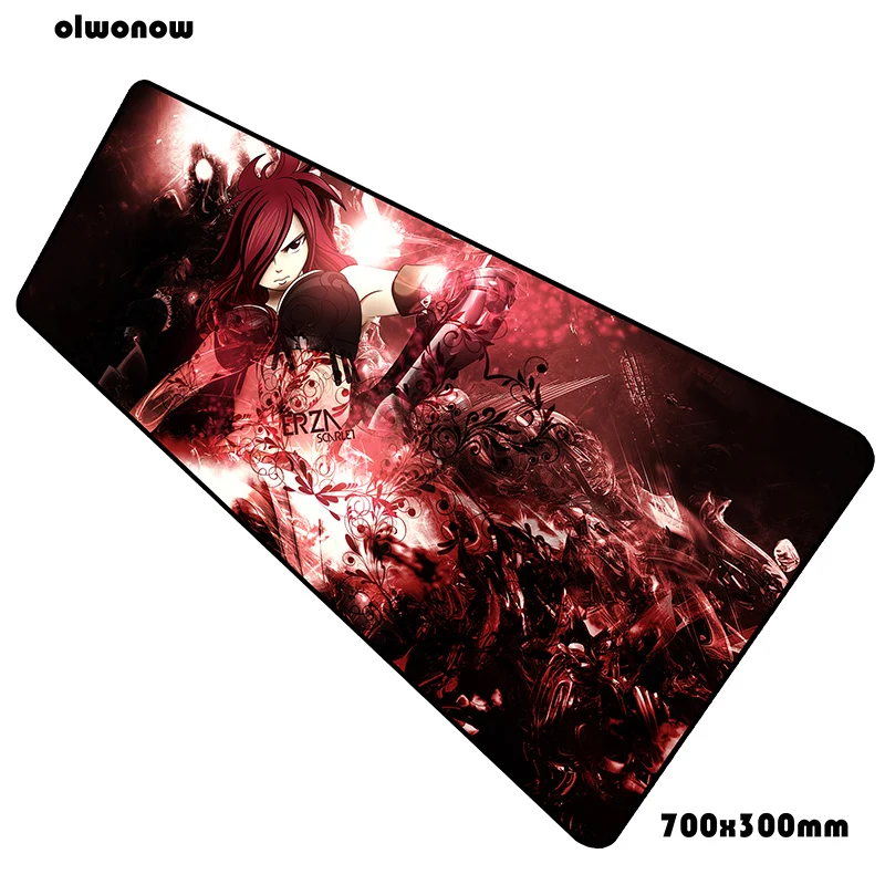Fairy tail коврик для мыши 700x300x3 мм персональная компьютерная мышь игровой мат геймпад мальчик подарок игровой коврик для мыши офисная padmouse - Цвет: Size 700x300x3mm