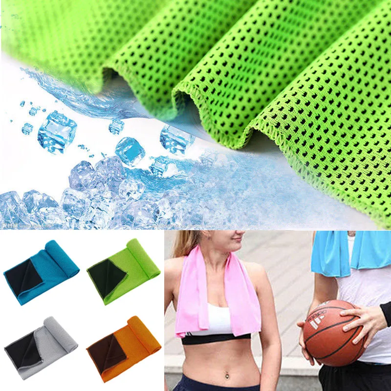 1 шт. охлаждающее полотенце летнее долговечное домашние товары многоразовое