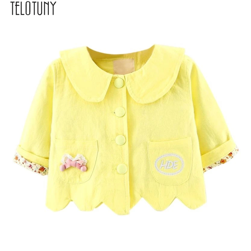 TELOTUNY/весенне осенняя куртка для маленьких мальчиков и девочек одежда на молнии