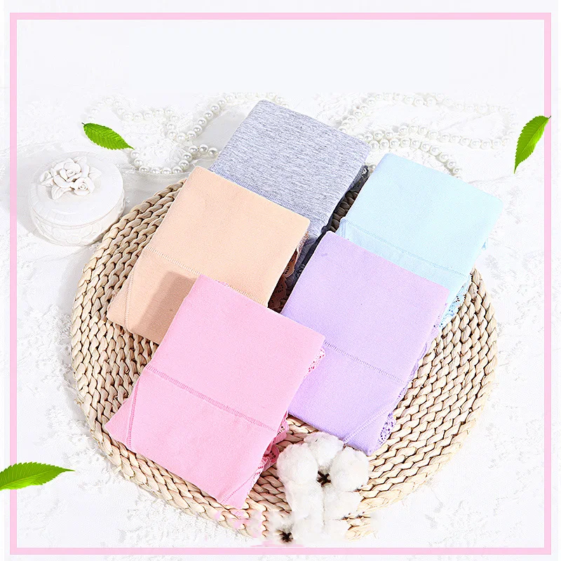 Трусики женские кружевные с завышенной талией из 100% хлопка | Женская одежда