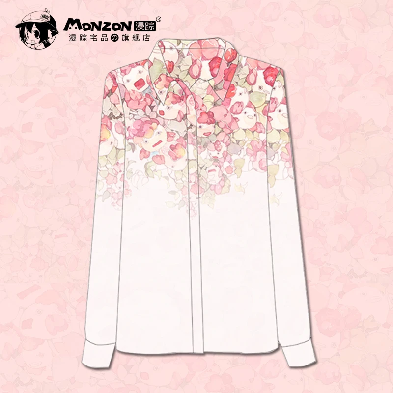 

Hoozuki no Reitetsu Hakutaku cosplay costume chiffon shirt cute tshirt tee