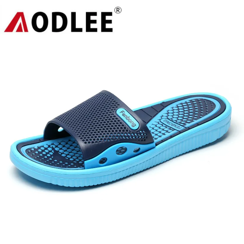 AODLEE/летние мужские тапочки EVA Модная мужская обувь Повседневные Дышащие пляжные