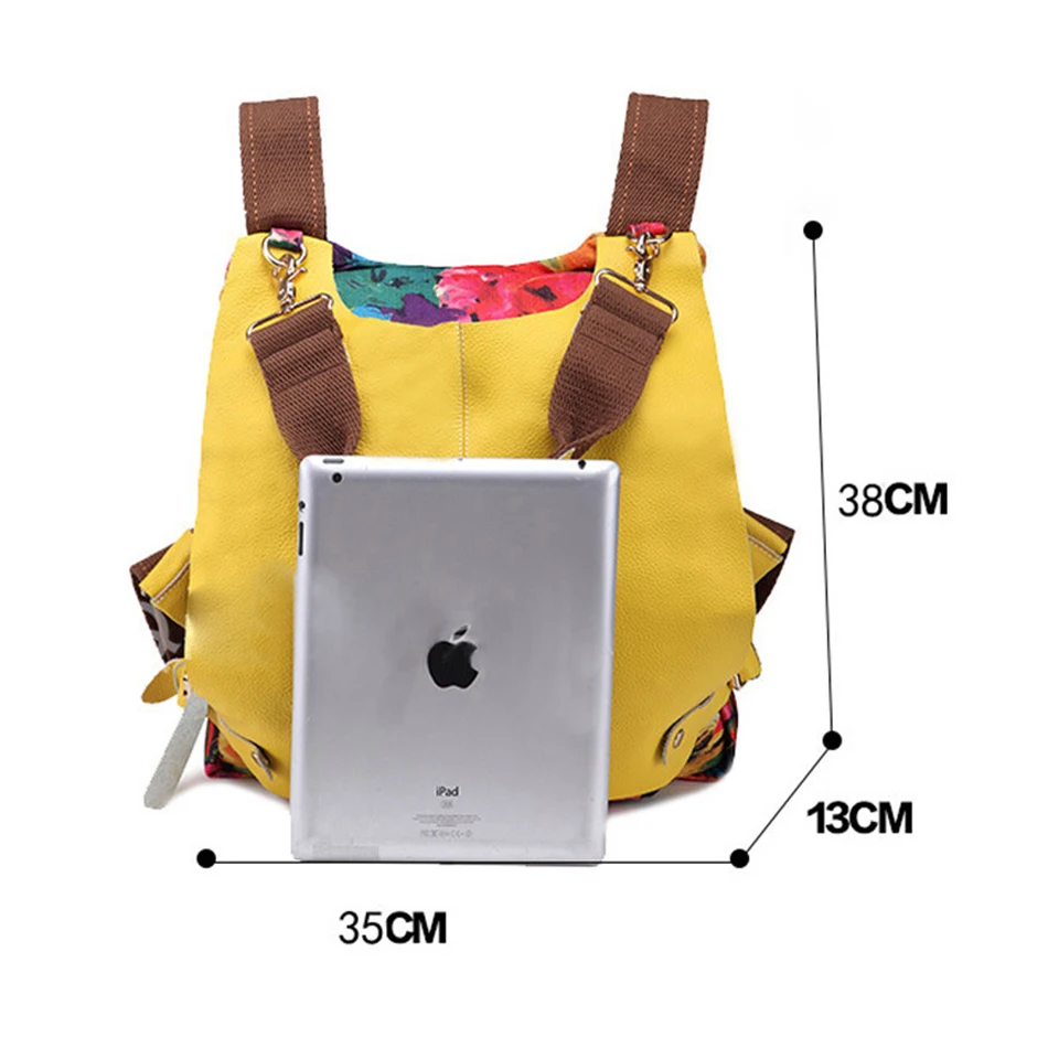 Рюкзак женский винтажный Повседневный школьный рюкзак через плечо|canvas backpack