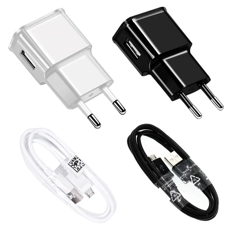 Зарядное устройство для телефона 5 В 2 А адаптер Micro USB кабель передачи данных Samsung
