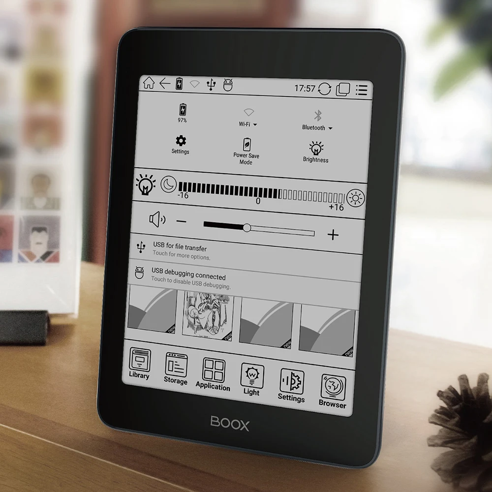 Новая модель Ebook Reader ONYX BOOX Poke Pro " Электронная книга 2G/16G четырехъядерный E-reader BT WiFi сенсорный e-ink cta экран Android с Чехол