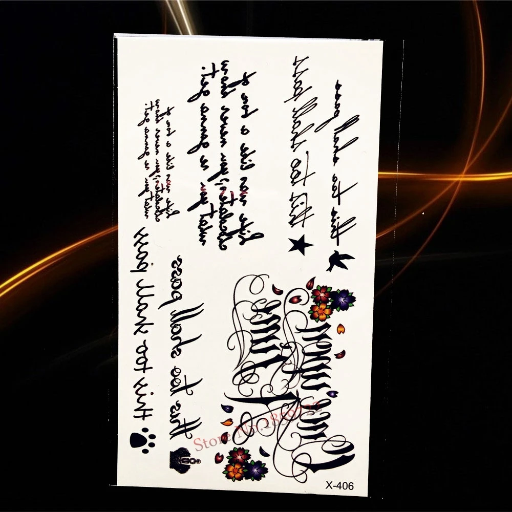 Unicorn Horse Designs Child Fake Temporary Tattoo Body Art Arm Face Neck HAQX13 Cartoon Bowknot Waterproof Stickers | Красота и