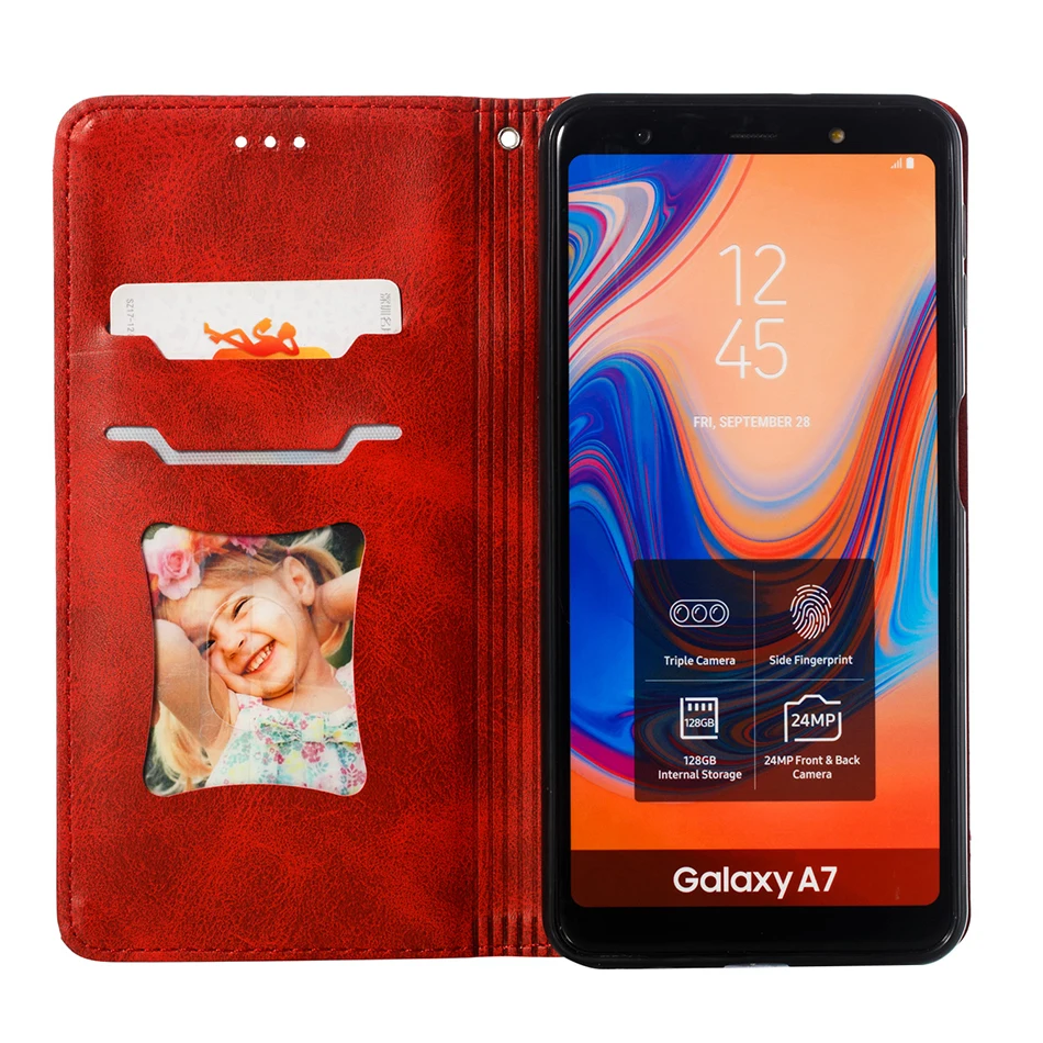 Чехлы для Samsung Galaxy J4 Plus модные кожаные чехлы на молнии телефонов J6 Prime J7 Pro J5 2017 J3 J320