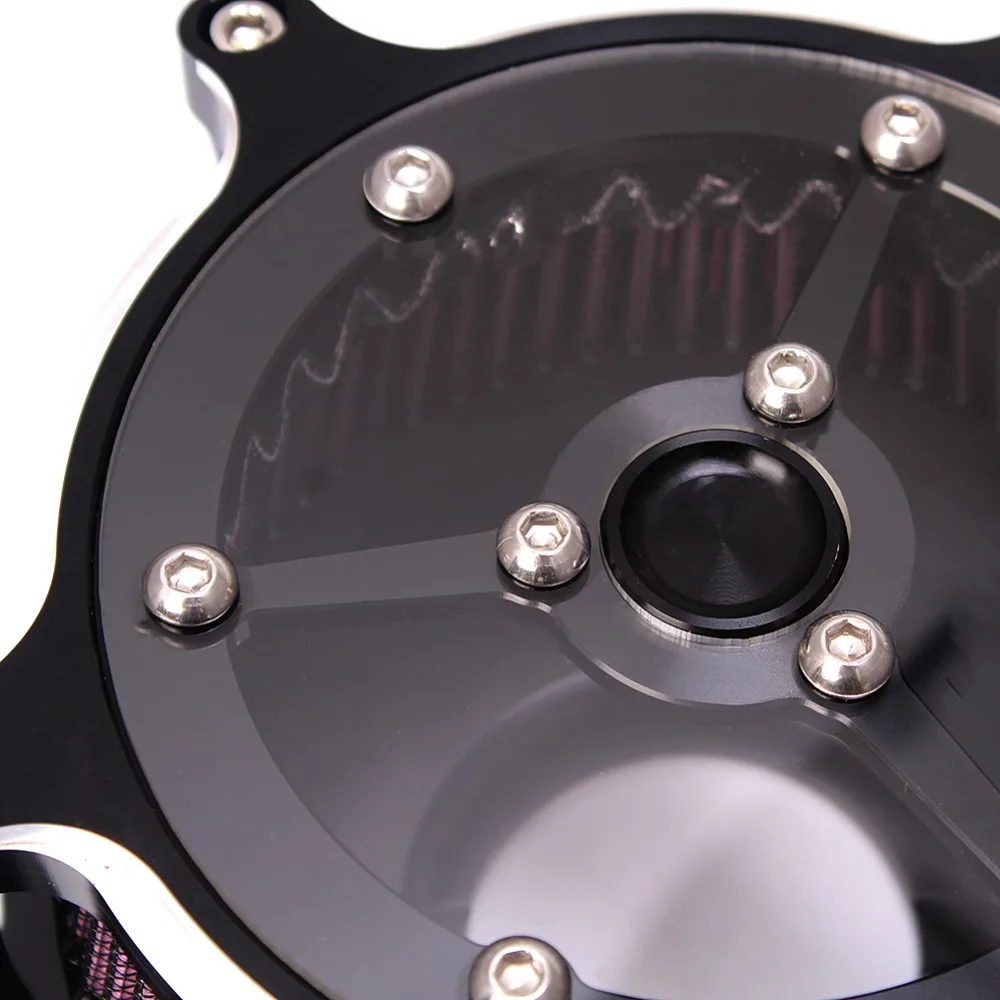 Воздухоочиститель для Кафе Racer подходит Harley Touring Street Glide Softail Dyna FXDLS FLSTNSE FLSTSE FXSBSE