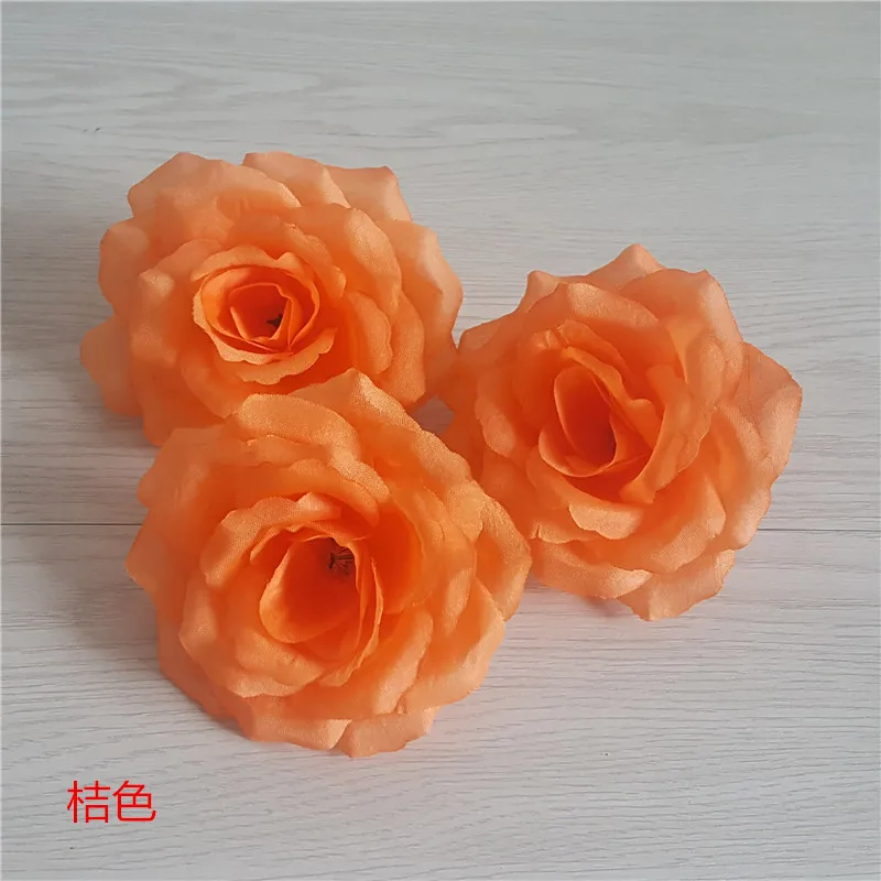 10pcs Silk Rose Artificial Flower Head Wedding Background Wall Party Home Decoration Handmade DIY 10cm | Дом и сад