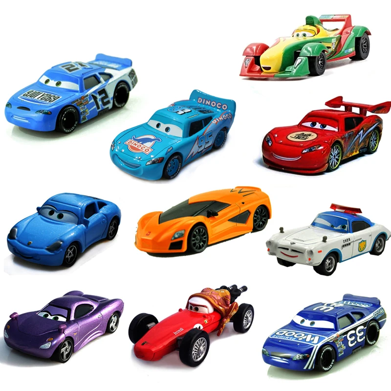 Disney Pixar Cars 24 стиля McQueen Mater 1:55 литые под давлением игрушки из металлических сплавов