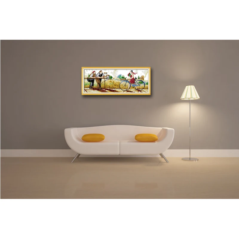 Fat men and woman 14CT 11CT Cross Stitch kits embroider needlework Sets Handmade Art chinese cross stitch DIY Home Decoratio | Дом и сад
