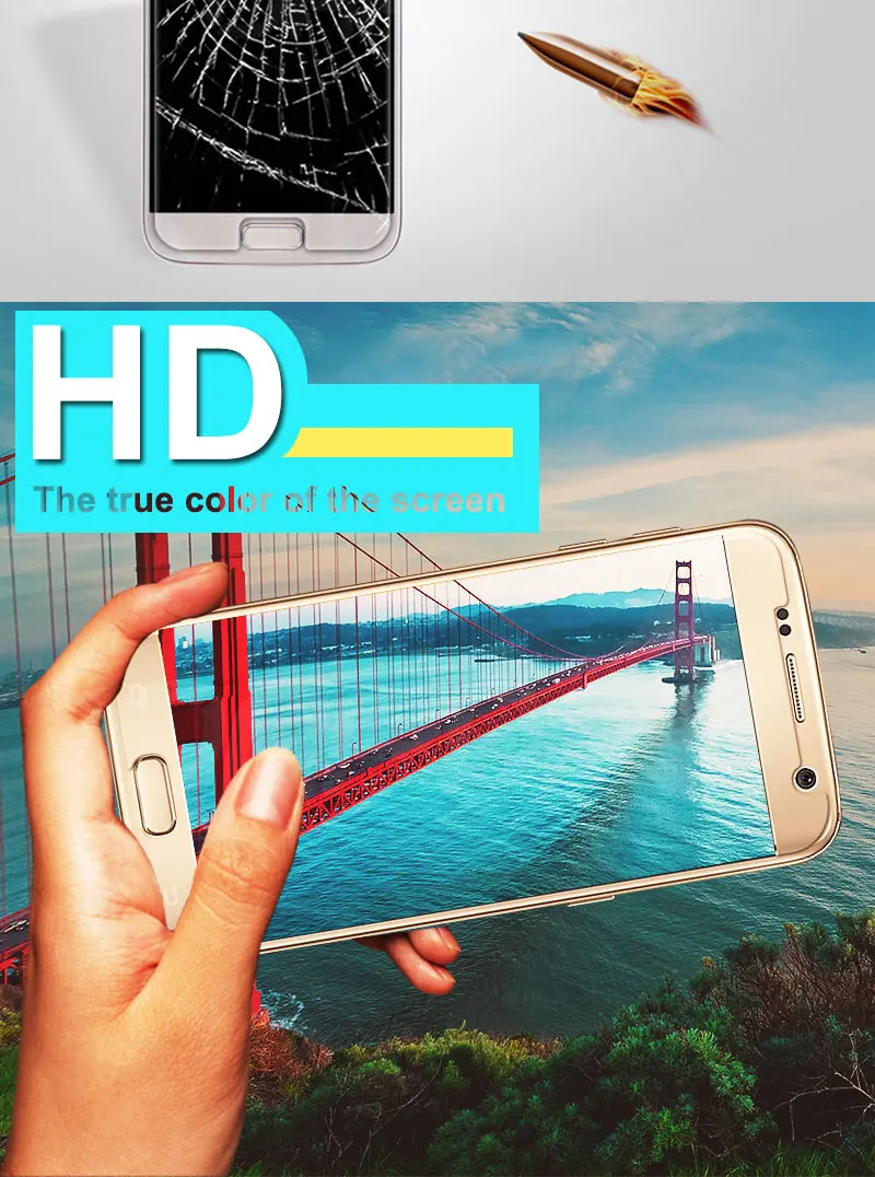 Закаленное стекло для Samsung Galaxy Note 2 3 note 4 5 S3 S4 S5 S6 S7 Защитная пленка для экрана s4 mini s5 mini