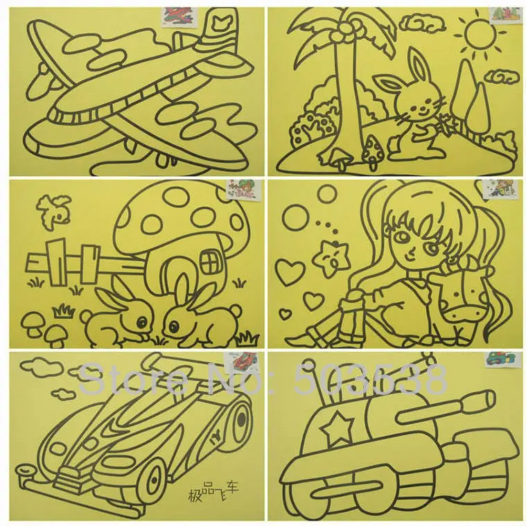20 шт./комплект набор для рисования без песка х27 7 см/16 к|sand art cards|sand kitsand cards |