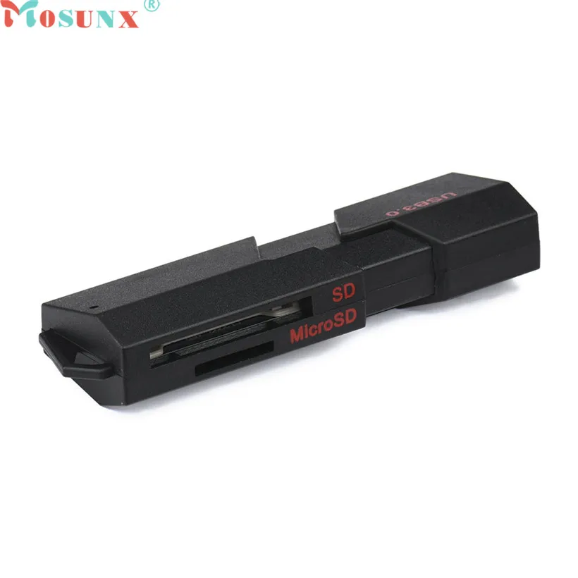 Mosunx устройство для чтения карт памяти 2 в 1 USB 3 0 высокоскоростное Micro SD TF адаптер 2018