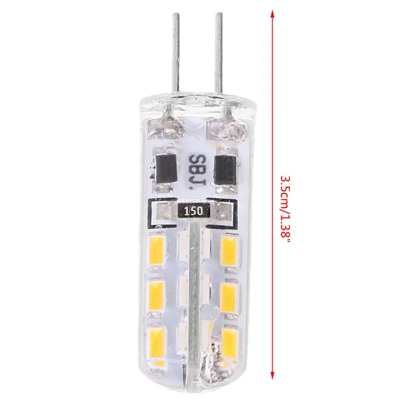 2020 Новый G4 силикагель 3W 24 LED SMD 3014 Холодный/теплый белый свет лампы DC