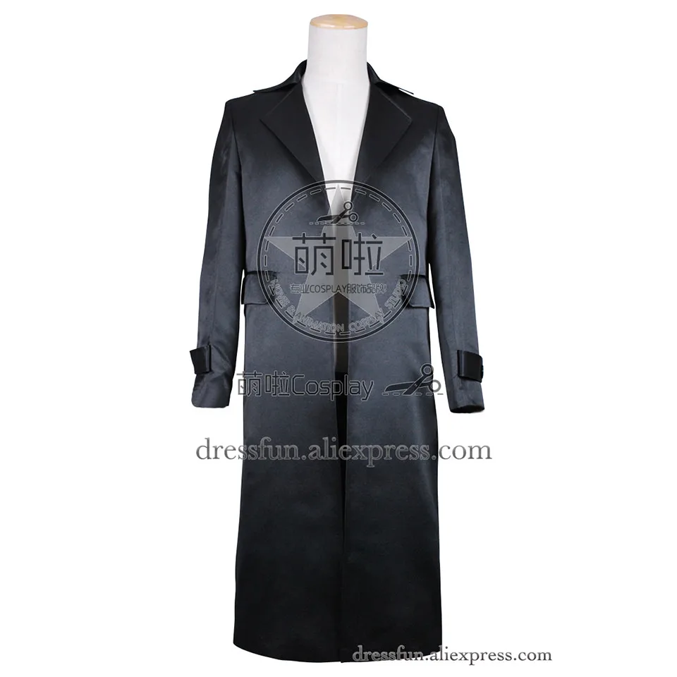 Smallville Clark Kent Cosplay Costume Black Trench Coat Clothing Popular Halloween Party Male Adult Version | Тематическая одежда