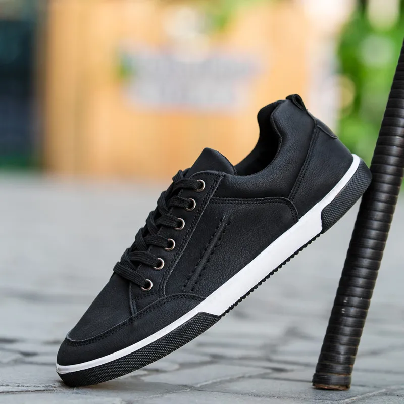 Hot sales Classtic men's low band shoes retro-style Adult Casual sanded Pu leather boat | Обувь