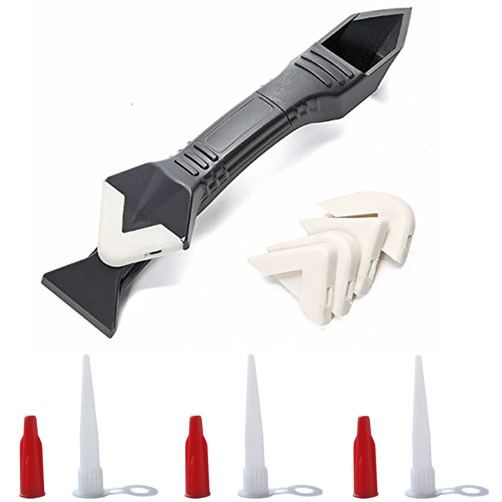 

Free Shipping 5sets per Order Caulking Tool Kit Silicone Sealant Trowel and Scraper