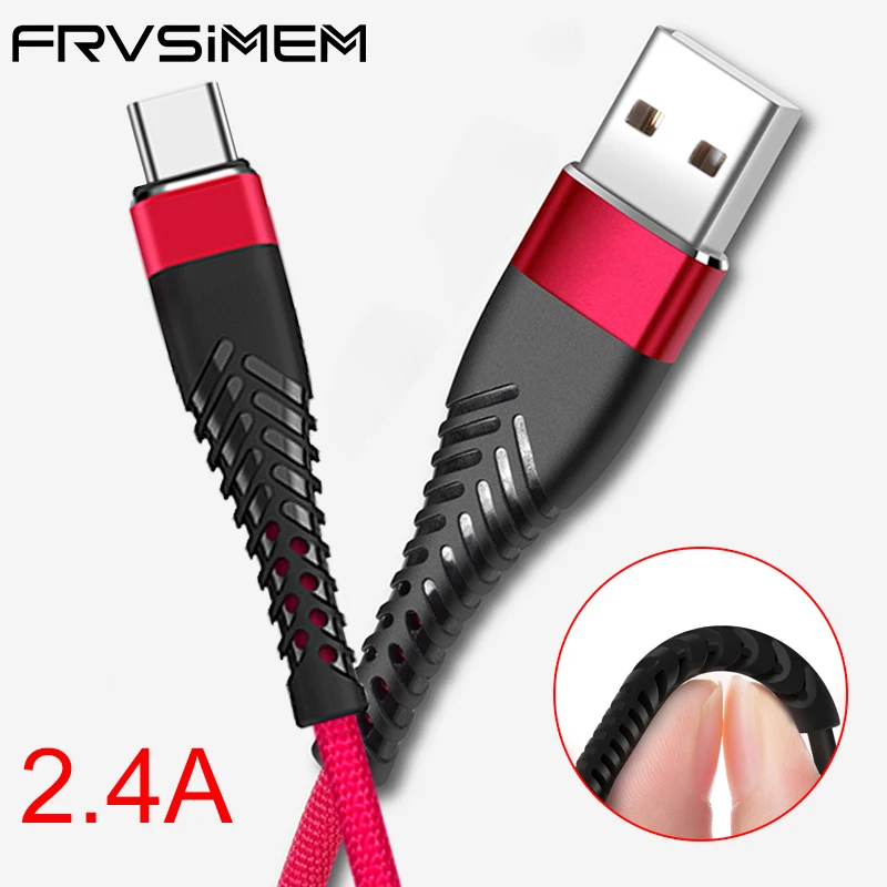 Быстрая зарядка USB Type C 2.4A кабель USB-C зарядное устройство 3 0 1 Для Samsung S9 S8 Plus USBC Type-c