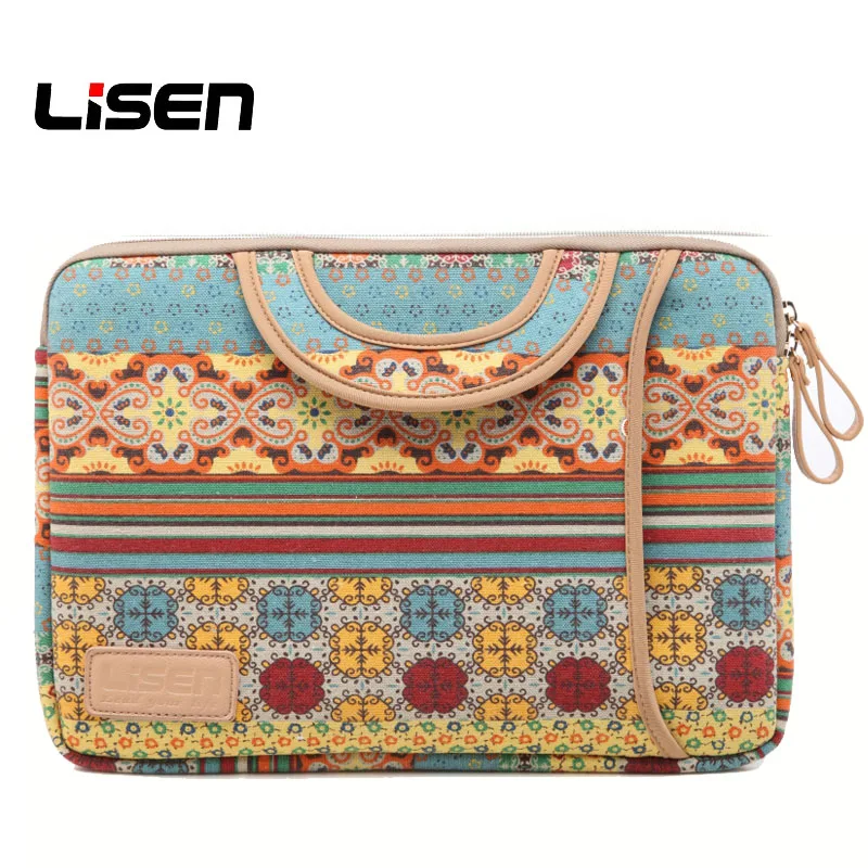 Портативный чехол Lisen в богемном стиле для ноутбука с ручкой многофункциональная