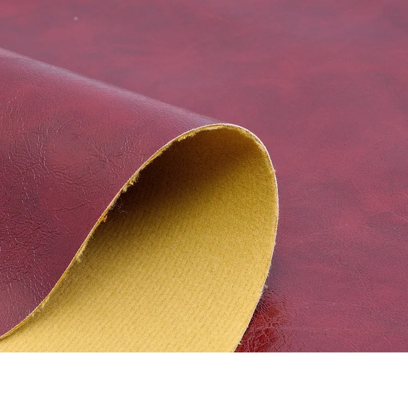 1.0 мм оптовая продажа Масляная блестящая кожа / синтетическая кожа для сумок / для обуви дивана ремня / качественная ткань на.