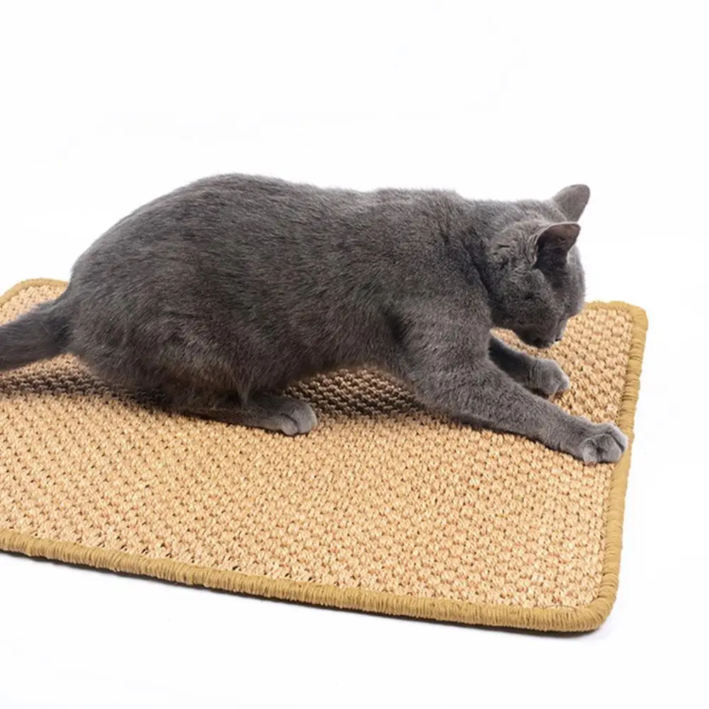 Сизаль Pet Cat Scratch Board кошачья еда спальный дышащий коврик напольная подушка ковер