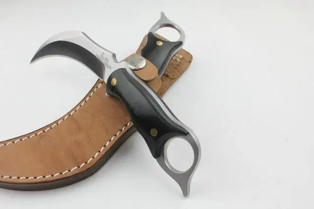 United knfie karambit 440C фиксированное лезвие коготь открытый кемпинг охотничий нож для